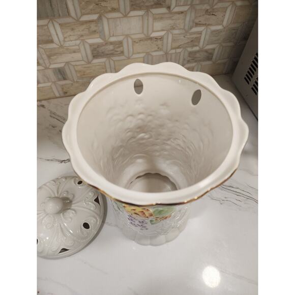 Vtg Belleek Glendarragh Vase Covered Floral Easter Limited Edition #1801 of 3350 - Picture 11 of 11